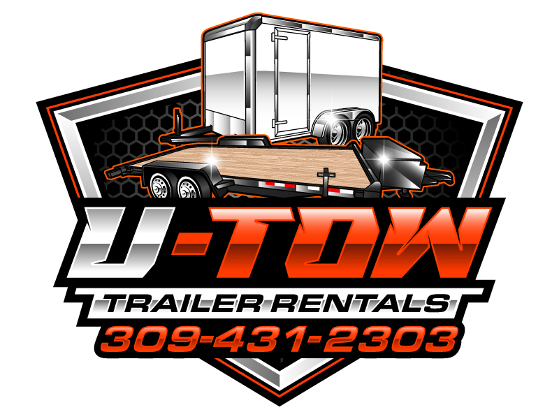 U-Tow Trailer Rentals logo design by daywalker