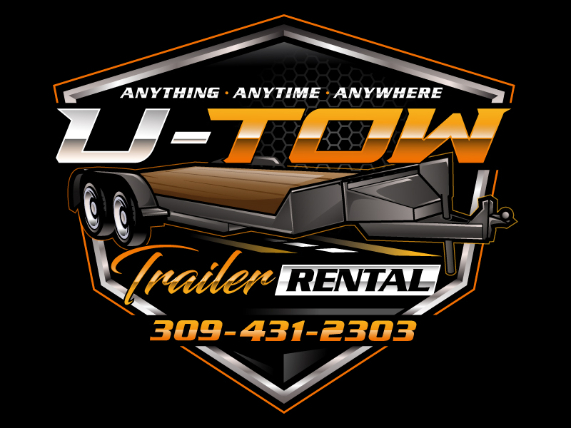 U-Tow Trailer Rentals logo design by MUSANG