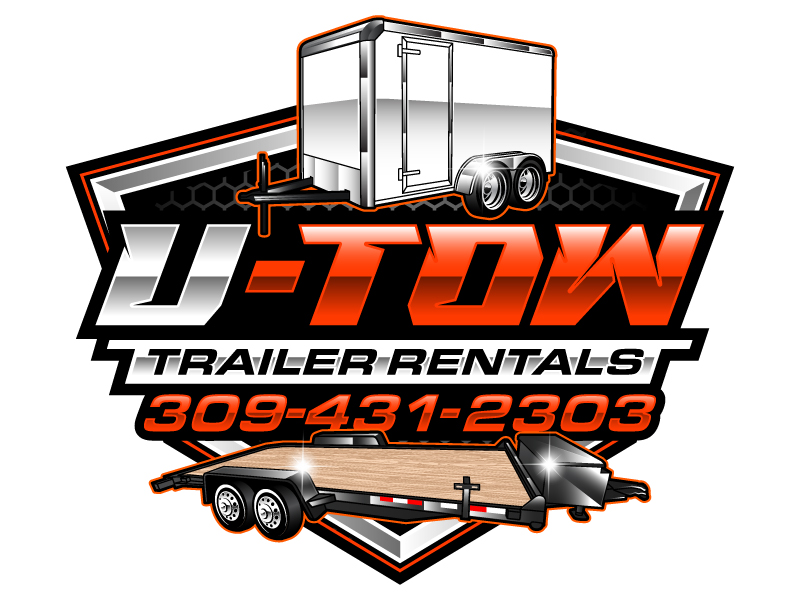 U-Tow Trailer Rentals logo design by daywalker