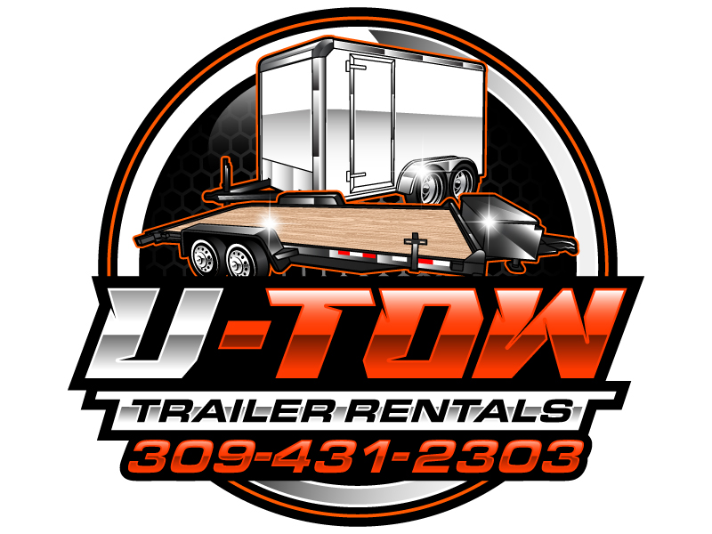 U-Tow Trailer Rentals logo design by daywalker