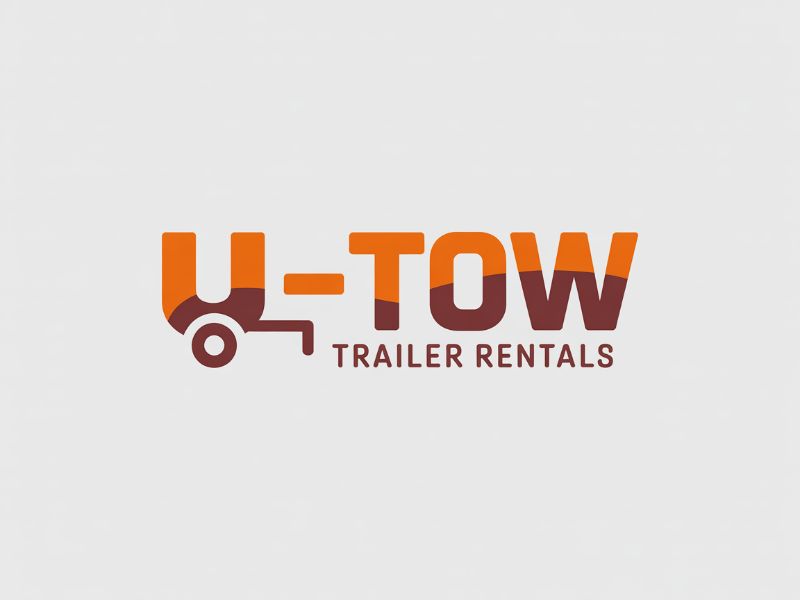 U-Tow Trailer Rentals logo design by Hadisk