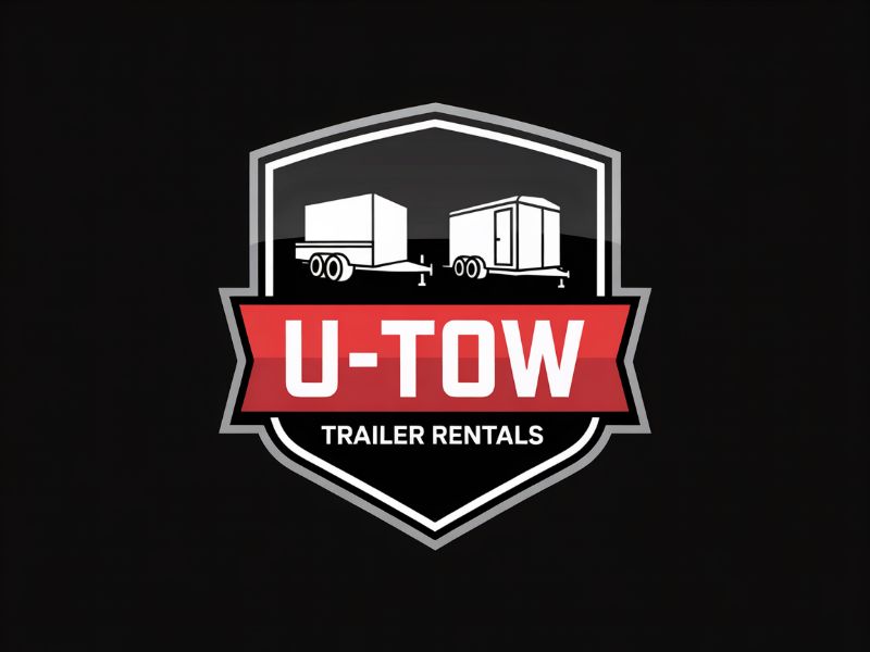 U-Tow Trailer Rentals logo design by Hadisk