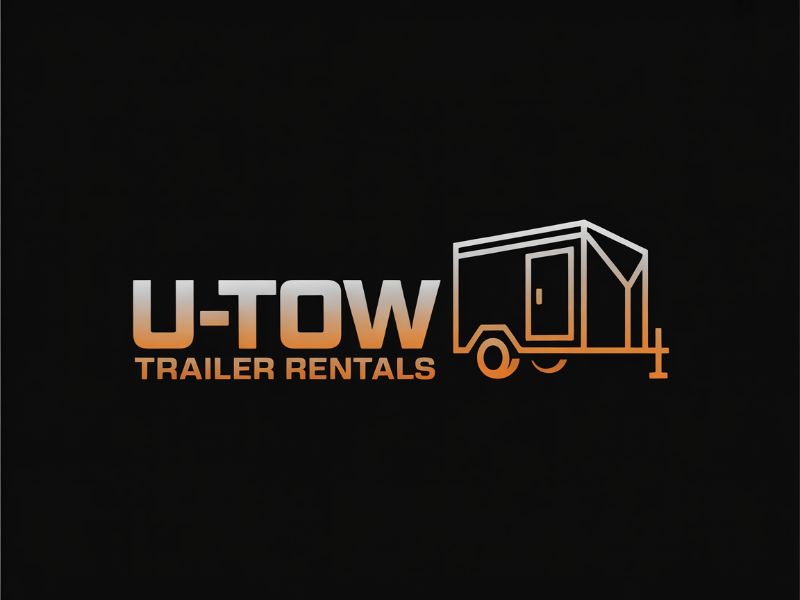 U-Tow Trailer Rentals logo design by Hadisk