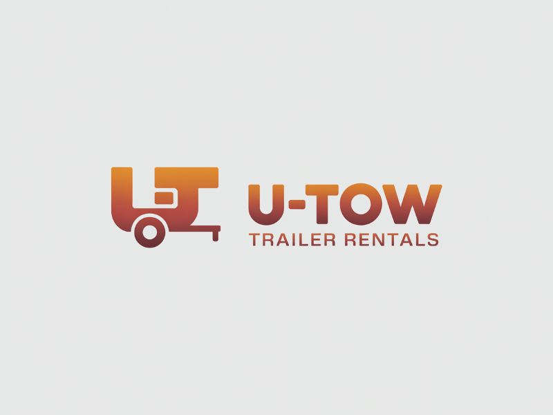 U-Tow Trailer Rentals logo design by Hadisk
