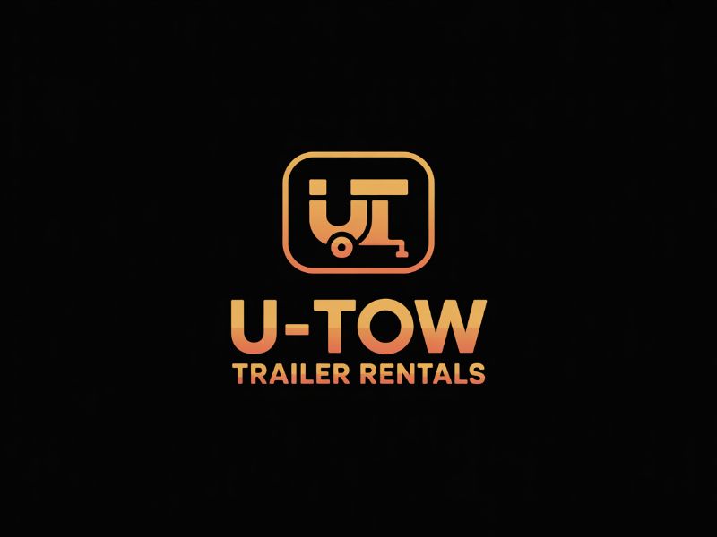 U-Tow Trailer Rentals logo design by Hadisk