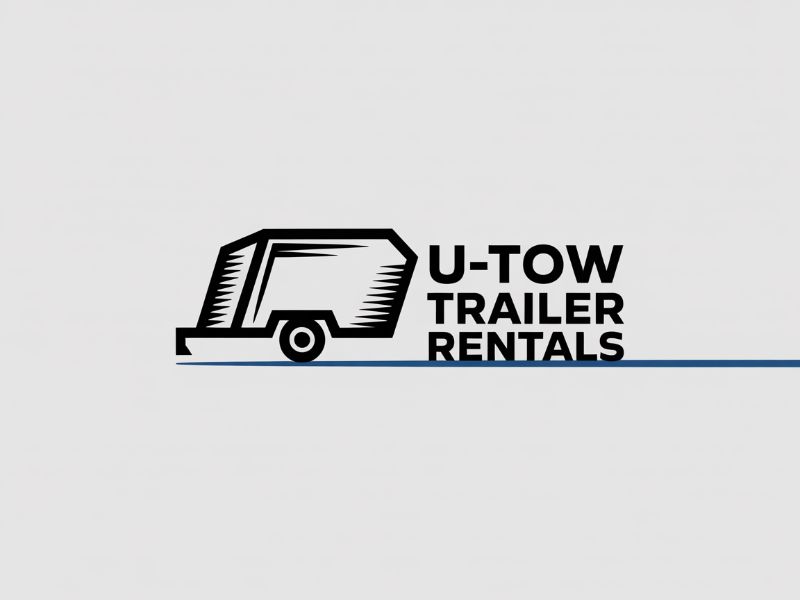 U-Tow Trailer Rentals logo design by Hadisk