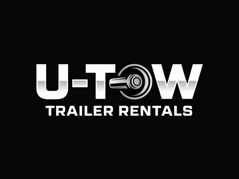 U-Tow Trailer Rentals logo design by Ayamas