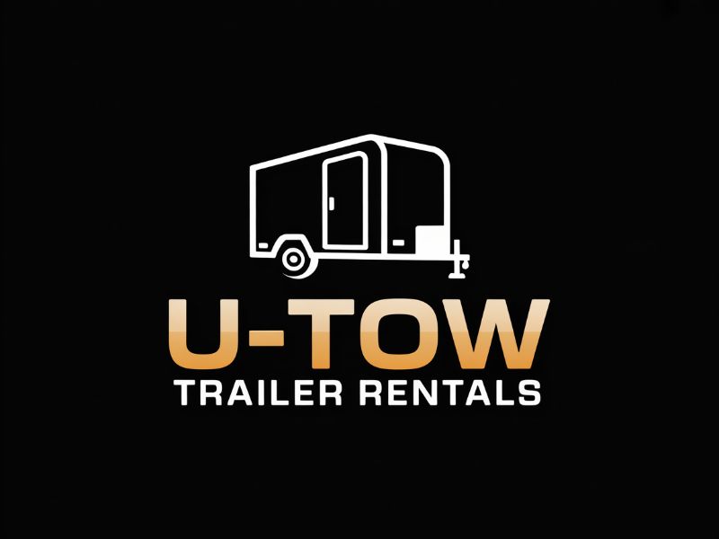 U-Tow Trailer Rentals logo design by Ayamas