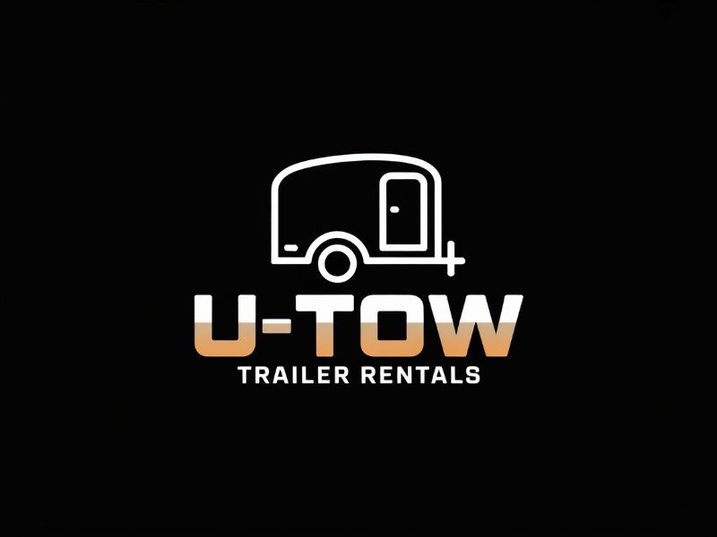 U-Tow Trailer Rentals logo design by Ayamas