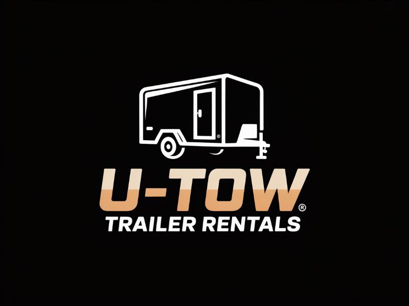 U-Tow Trailer Rentals logo design by Ayamas