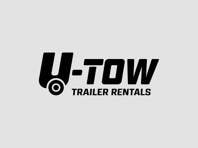 U-Tow Trailer Rentals logo design by Ayamas