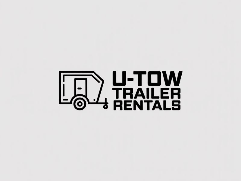 U-Tow Trailer Rentals logo design by Lordede