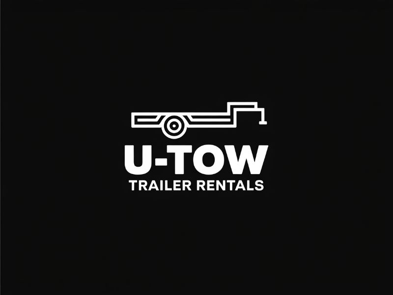 U-Tow Trailer Rentals logo design by Lordede