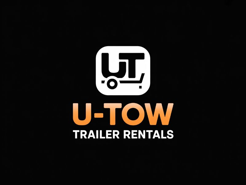 U-Tow Trailer Rentals logo design by Lordede