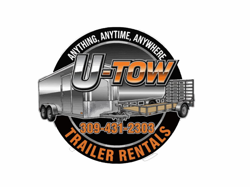 U-Tow Trailer Rentals logo design by mjmdesigns