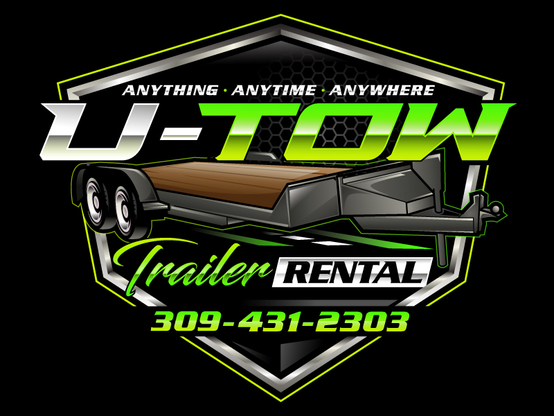 U-Tow Trailer Rentals logo design by MUSANG