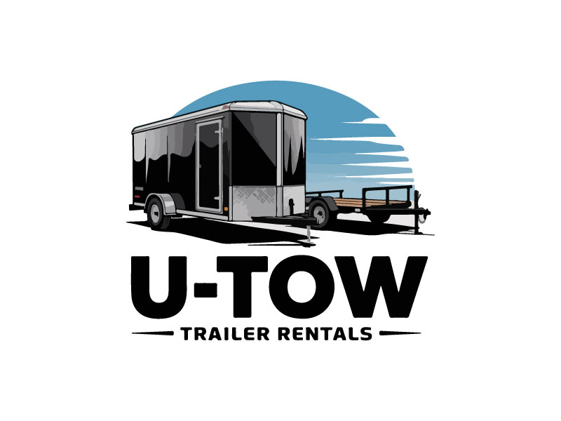 U-Tow Trailer Rentals logo design by Rahul Biswas