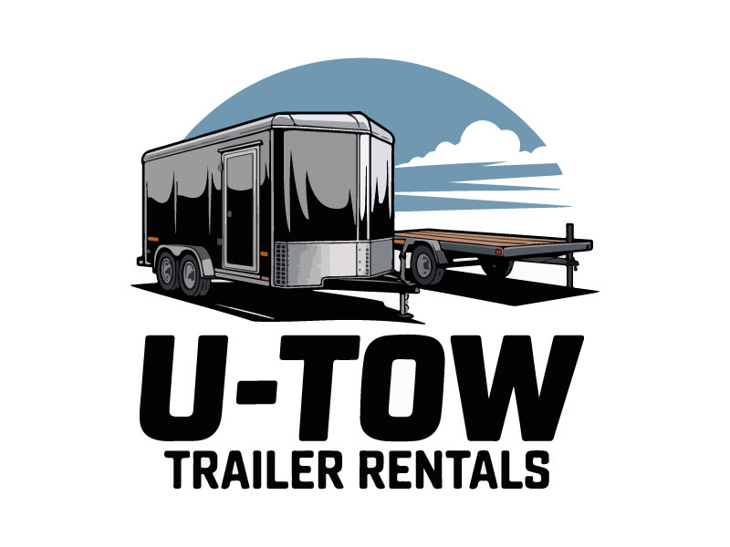 U-Tow Trailer Rentals logo design by Rahul Biswas