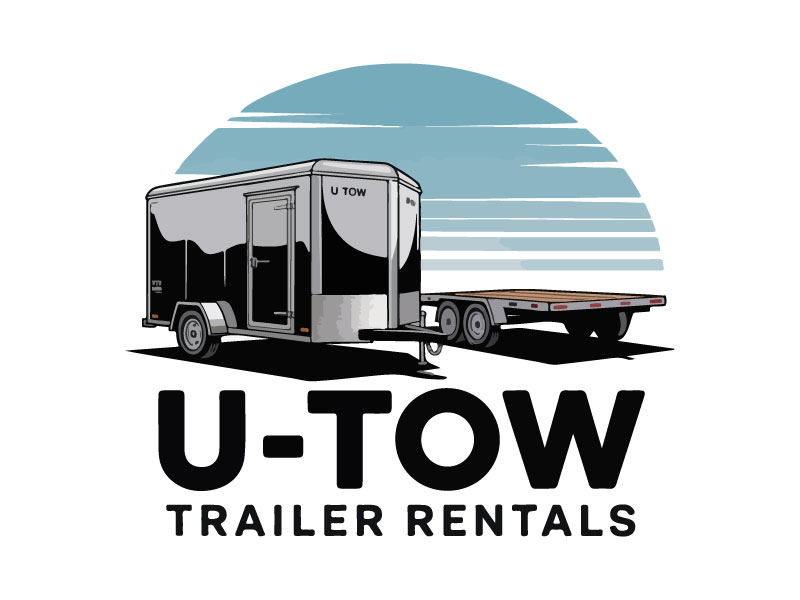 U-Tow Trailer Rentals logo design by Rahul Biswas