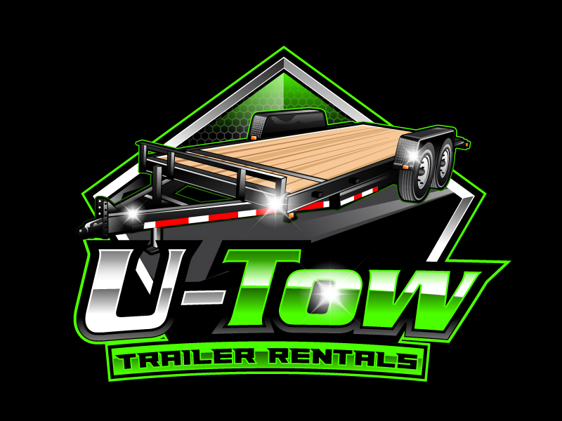 U-Tow Trailer Rentals logo design by uttam