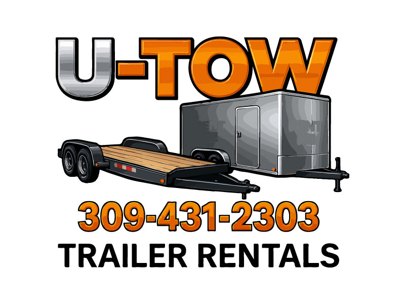 U-Tow Trailer Rentals logo design by Suvendu