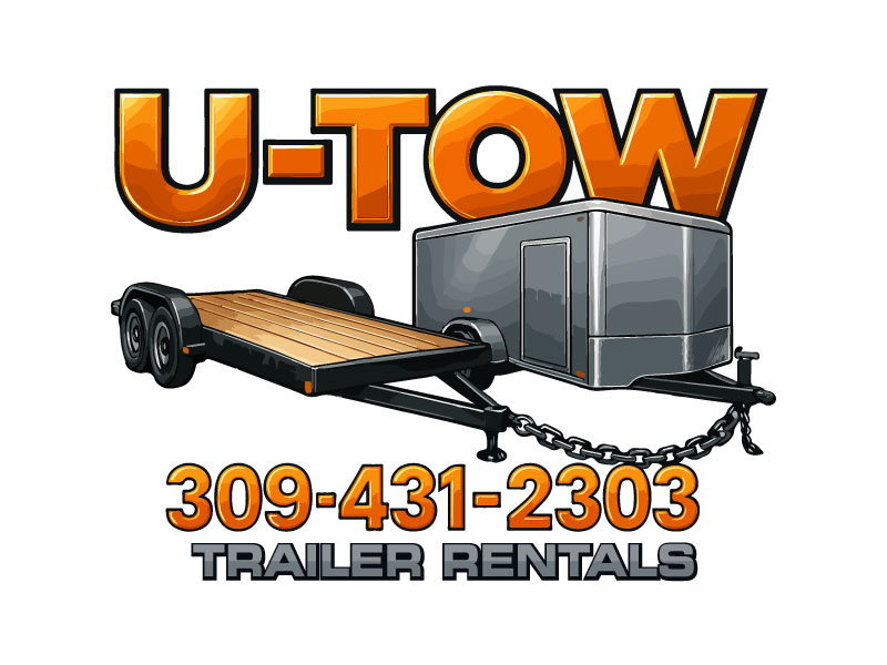 U-Tow Trailer Rentals logo design by Suvendu