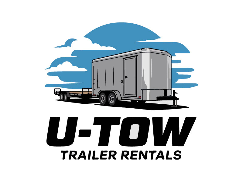 U-Tow Trailer Rentals logo design by Suvendu