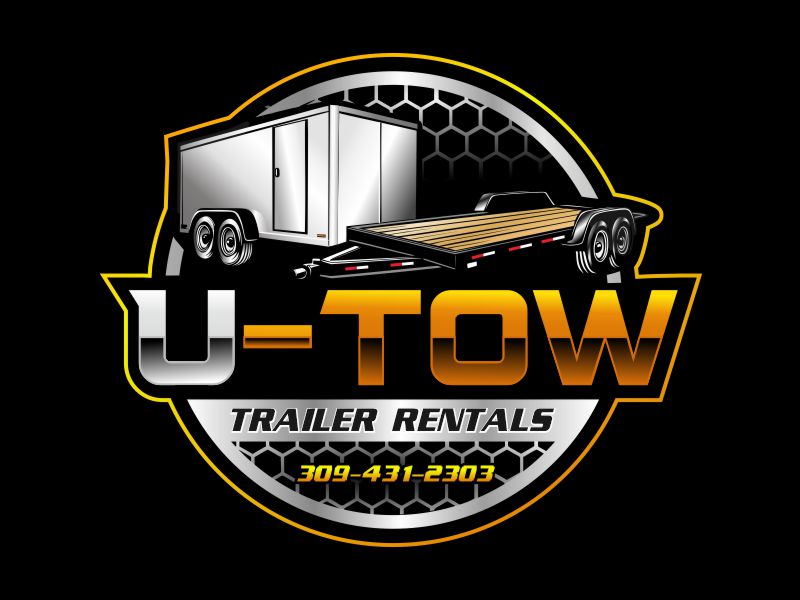 U-Tow Trailer Rentals logo design by ATTACK