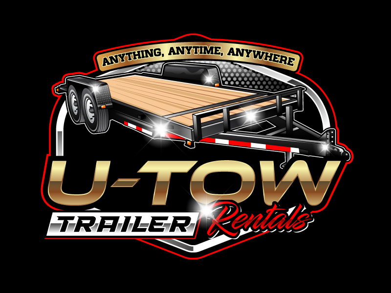 U-Tow Trailer Rentals logo design by uttam