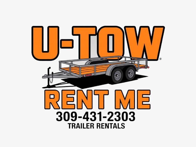 U-Tow Trailer Rentals logo design by Lordede