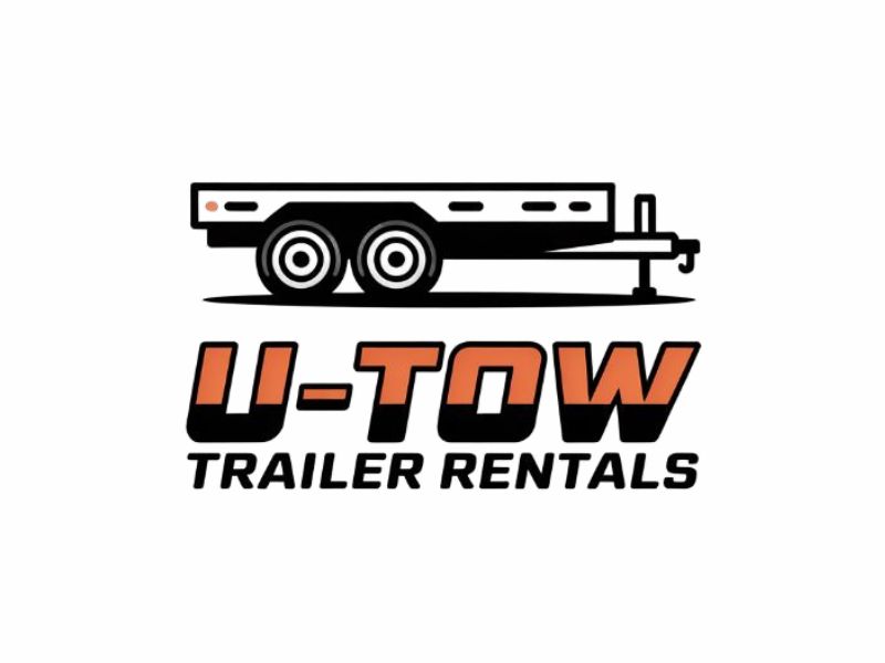 U-Tow Trailer Rentals logo design by Lordede