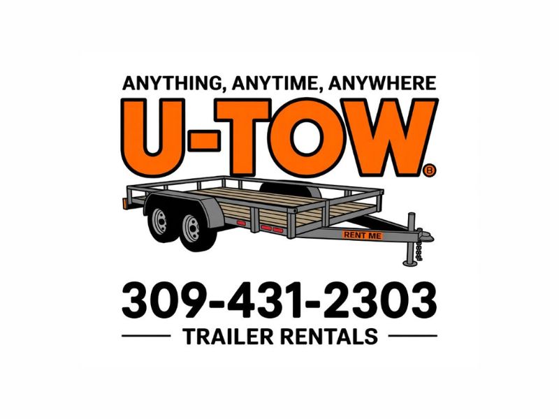 U-Tow Trailer Rentals logo design by Lordede