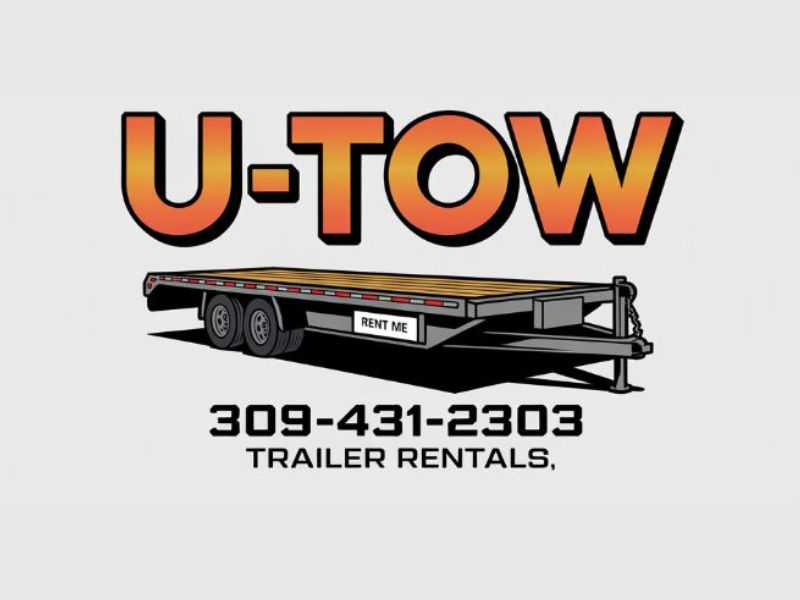 U-Tow Trailer Rentals logo design by AndreBWid