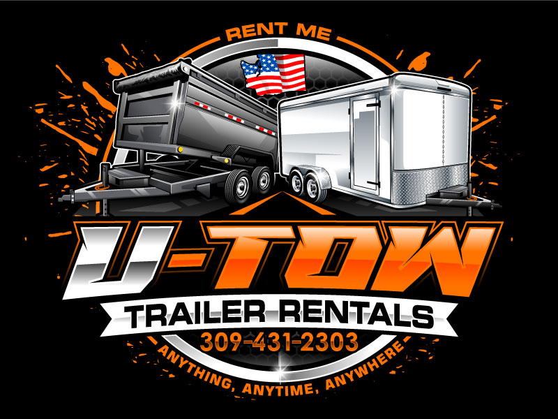 U-Tow Trailer Rentals logo design by USDOT