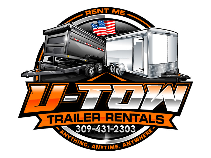 U-Tow Trailer Rentals logo design by USDOT