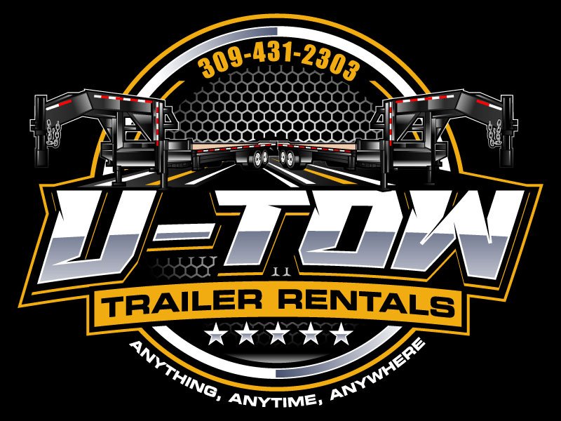 U-Tow Trailer Rentals logo design by LogoQueen