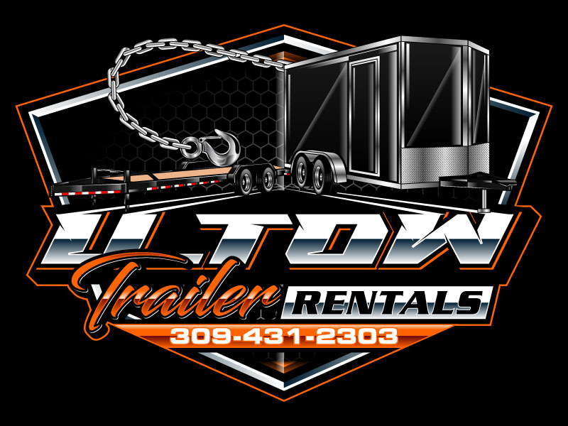 U-Tow Trailer Rentals logo design by Gilate