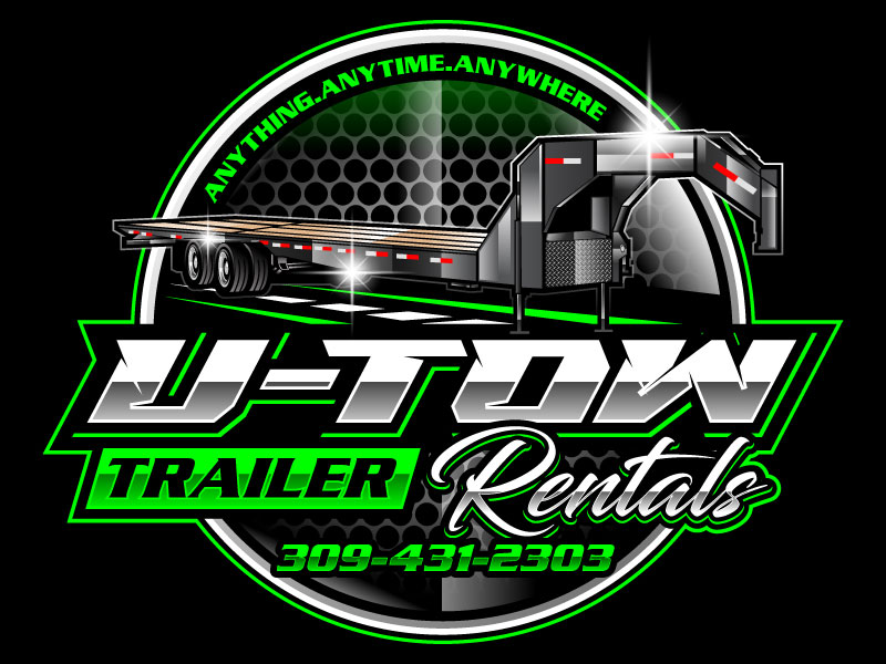 U-Tow Trailer Rentals logo design by LogoQueen