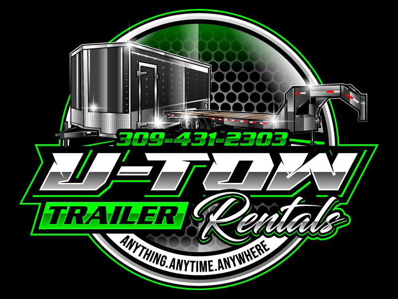 U-Tow Trailer Rentals logo design by LogoQueen