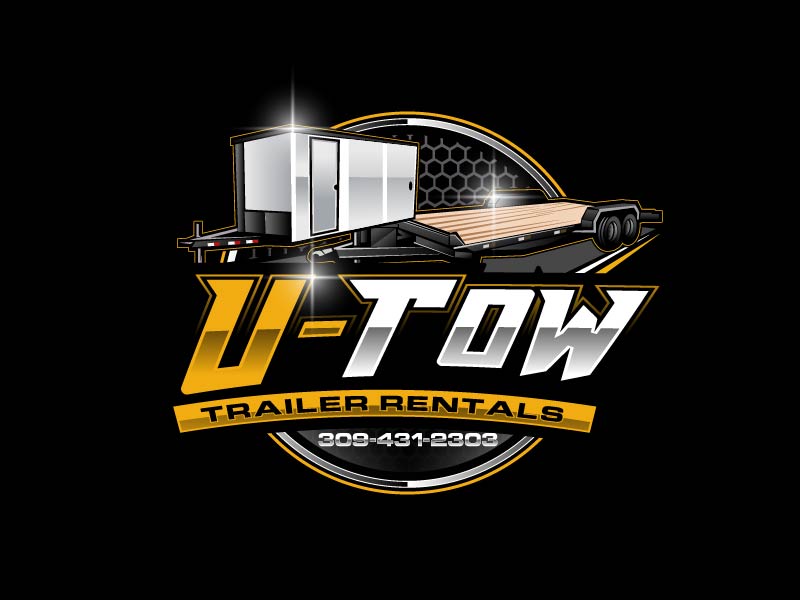 U-Tow Trailer Rentals logo design by Bright Ritchil