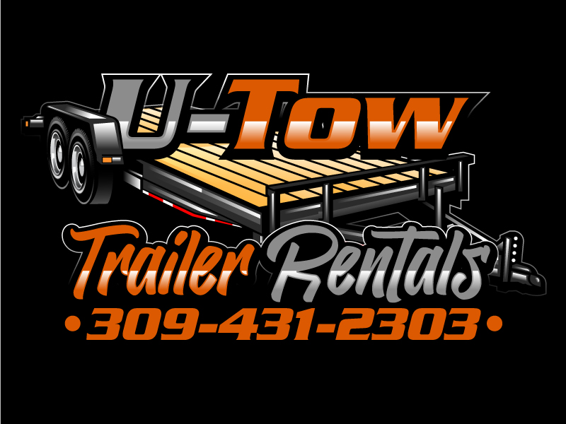 U-Tow Trailer Rentals logo design by Gilate