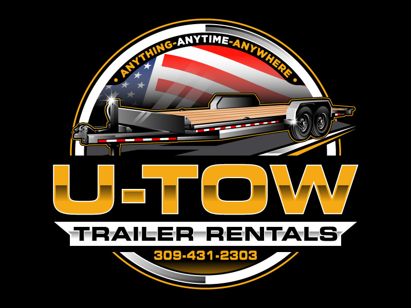 U-Tow Trailer Rentals logo design by subrata
