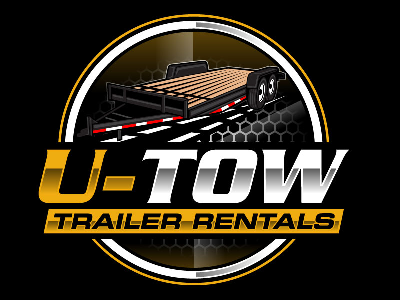 U-Tow Trailer Rentals logo design by Gilate