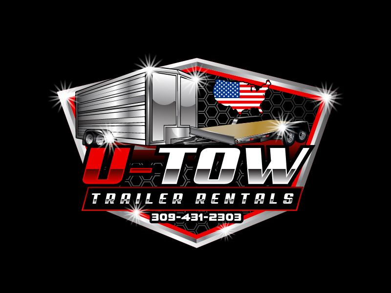 U-Tow Trailer Rentals logo design by oindrila chakraborty