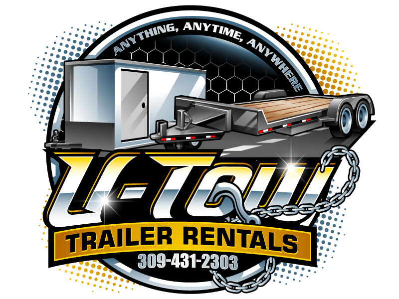 U-Tow Trailer Rentals logo design by design_brush