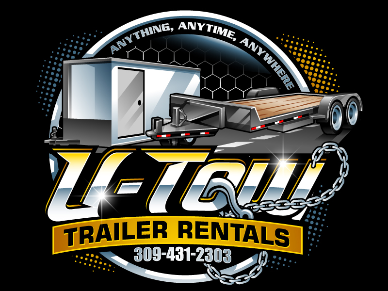 U-Tow Trailer Rentals logo design by design_brush