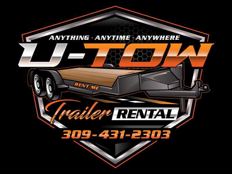 U-Tow Trailer Rentals logo design by MUSANG