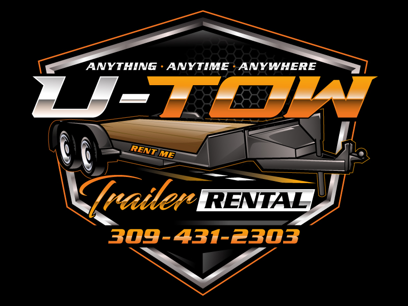 U-Tow Trailer Rentals logo design by MUSANG