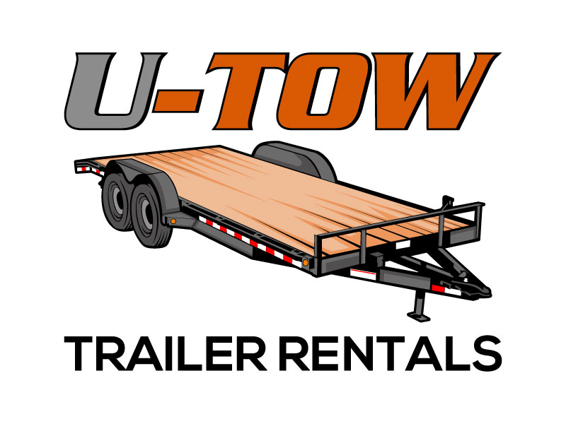 U-Tow Trailer Rentals logo design by Gilate