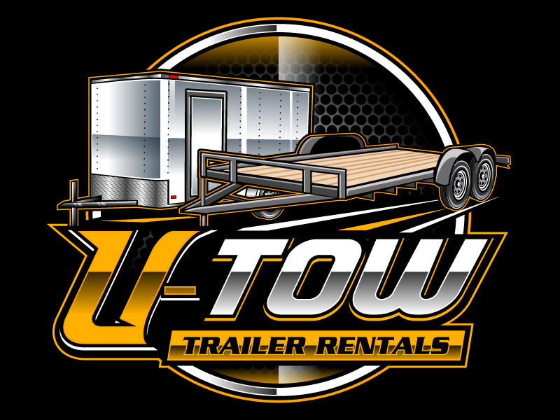 U-Tow Trailer Rentals logo design by Gilate